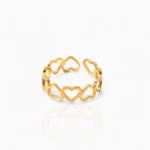 Hearts Ring Free Size