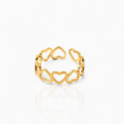 Hearts Ring Free Size