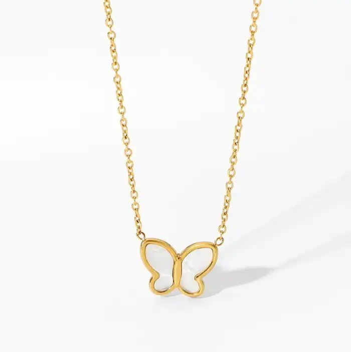 Elegant Butterfly Necklace - Image 1