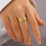 Gold Blossom Ring - Image 2